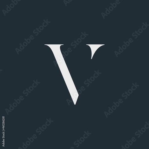 Modern creative monogram initials V Logo Design