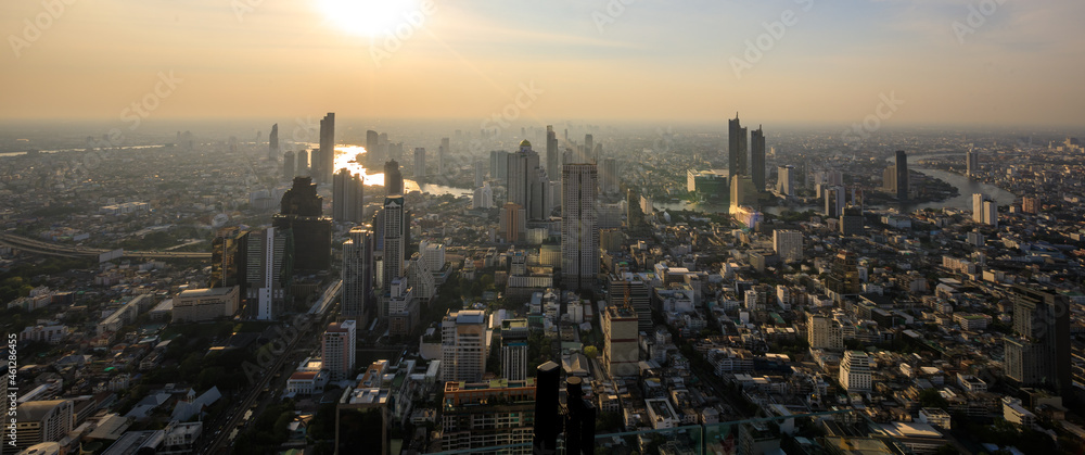 Obraz premium City air pollution