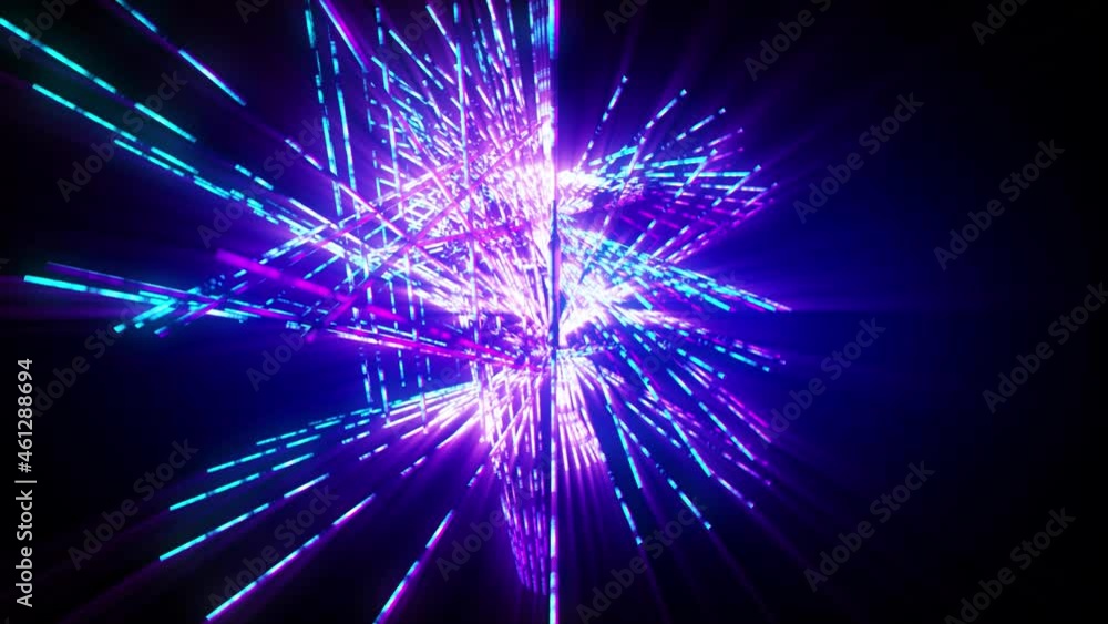 4K Abstract background shining flow of particles, stardust, moving in curtain pattern 4K Abstract background shining flow of particles, stardust, moving in curtain pattern