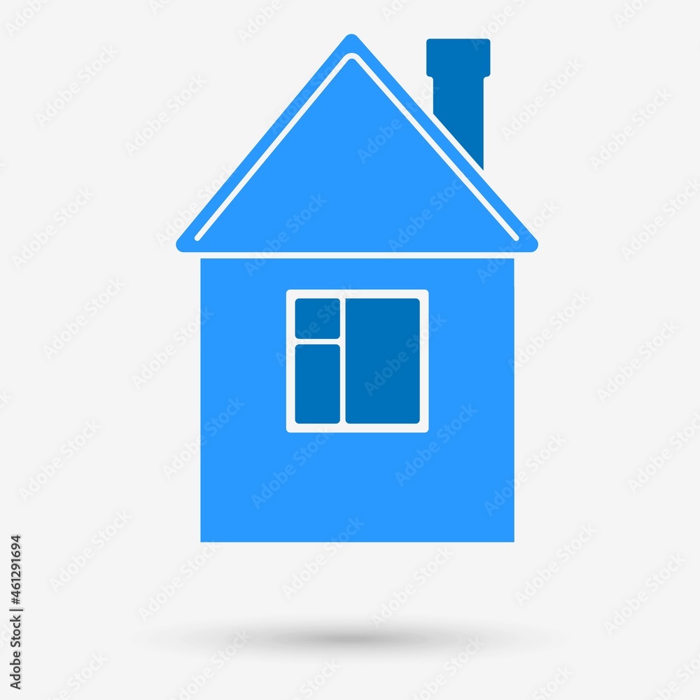 House icon isolated object. Vector illustration. House icon isolated object. Vector illustration.
