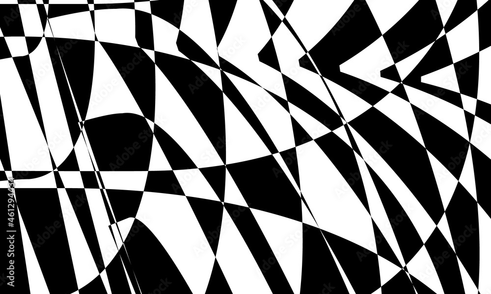 mystical and enchanting wallpaper in the style of op art - obrazy, fototapety, plakaty 