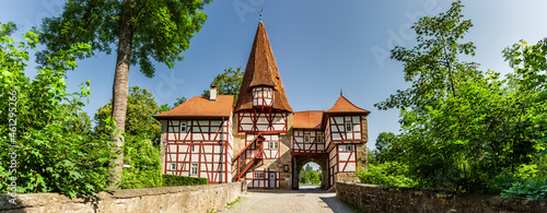 Rödelseer Tor in Iphofen in Franken, Deutschland