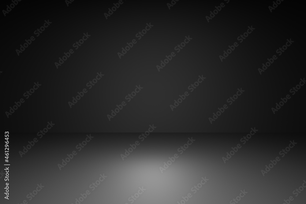 Empty black room or studio background for award ceremony Floor illuminated by spotlights. 3D illustration. Empty black room or studio background for award ceremony Floor illuminated by spotlights. 3D illustration.
