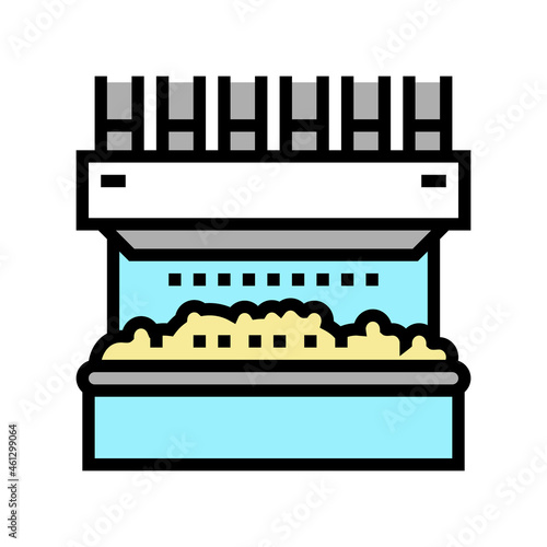 screening plant machine color icon vector. screening plant machine sign. isolated symbol illustration