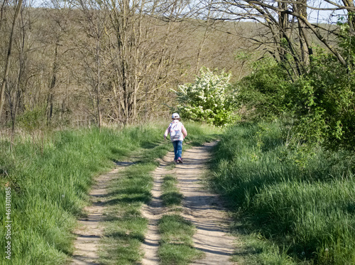 Little Girl Running