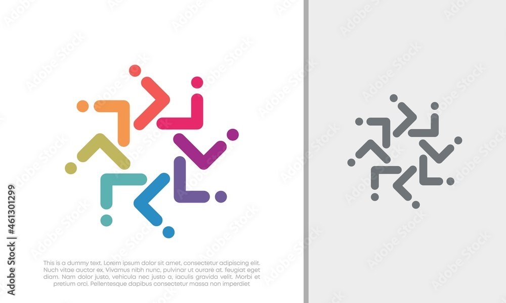 Global Community Logo Icon Elements Template. Community human Logo template vector. Community health care. Abstract Community logo. Social Networking logo designs. Global Community Logo Icon Elements Template. Community human Logo template vector. Community health care. Abstract Community logo. Social Networking logo designs.