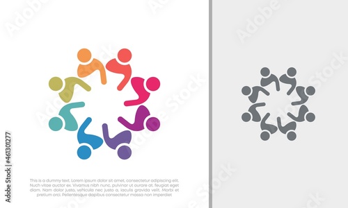 Global Community Logo Icon Elements Template. Community human Logo template vector. Community health care. Abstract Community logo. Social Networking logo designs.