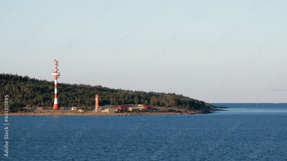 Gogland island in the Gulf of Finland