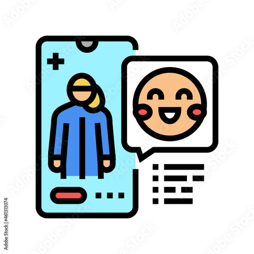 pediatrician consultation color icon vector. pediatrician consultation sign. isolated symbol illustration