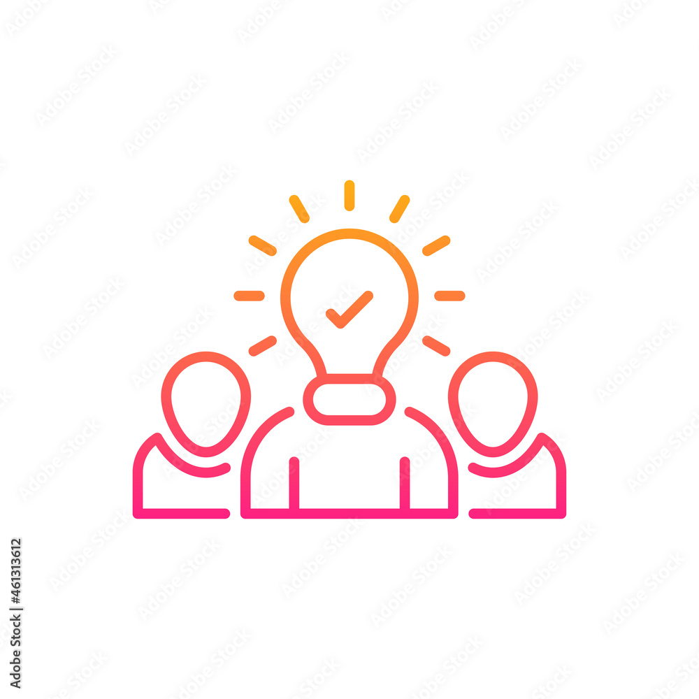 Ideas vector gradient icon style illustration. EPS 10 file Ideas vector gradient icon style illustration. EPS 10 file
