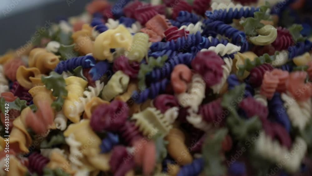 Colorful handmade Pasta manufacture Colorful handmade Pasta manufacture