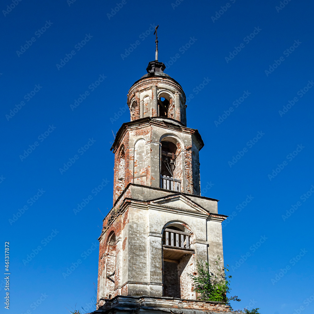 Fototapeta premium the old Orthodox bell tower