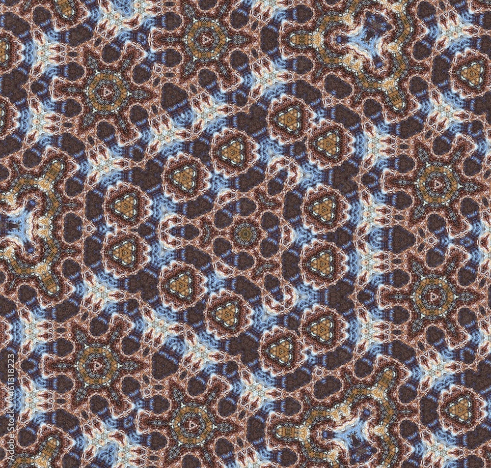 Blurred brown tiles