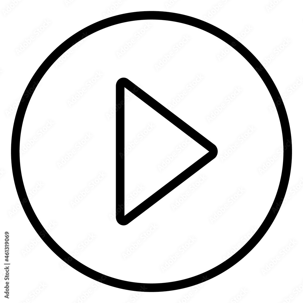 Play button Line Style vector icon which can easily modify or edit
Play button Line Style vector icon which can easily modify or edit