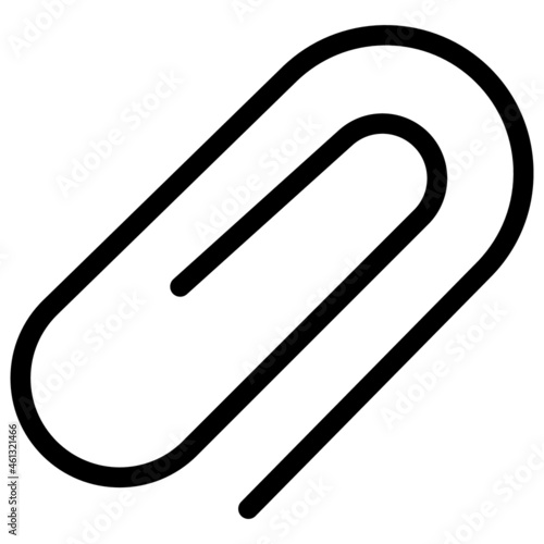 Attachment Vector icon that can easily modify or edit

