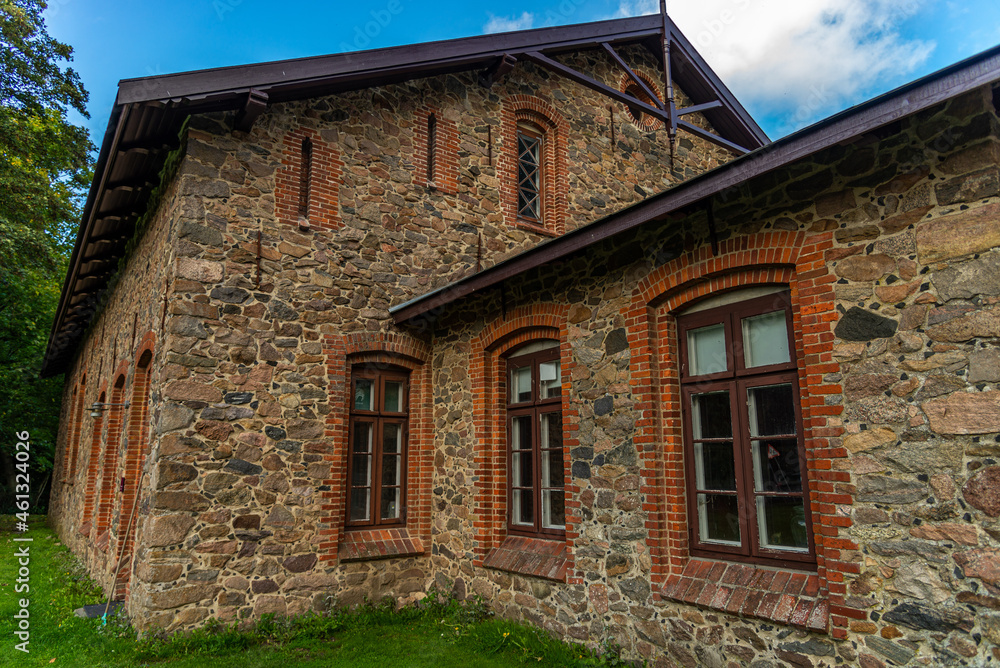 Here we see the old horse stables, at the National Equestrian Center Vilhelmsborg