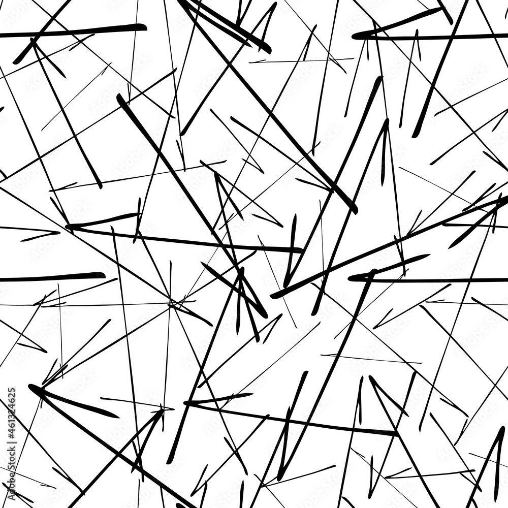 Fototapeta premium Seamless pattern with doodle arrows