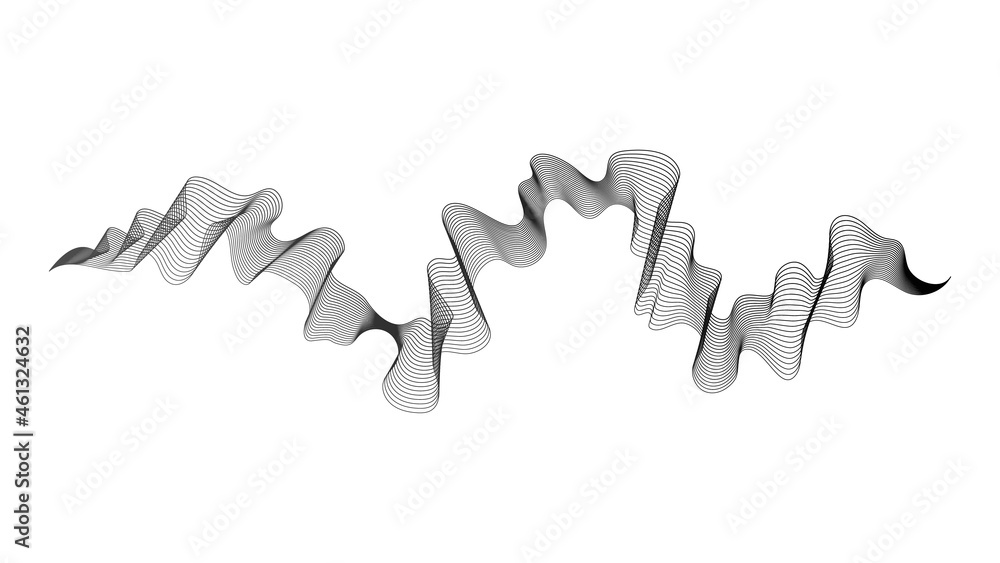 Abstract backdrop with wave gradient lines Abstract backdrop with wave gradient lines