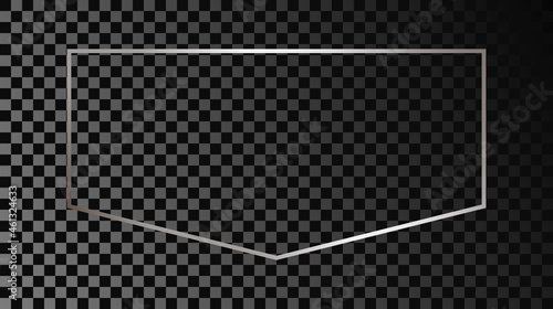 Wallpaper Mural Silver glowing frame Torontodigital.ca