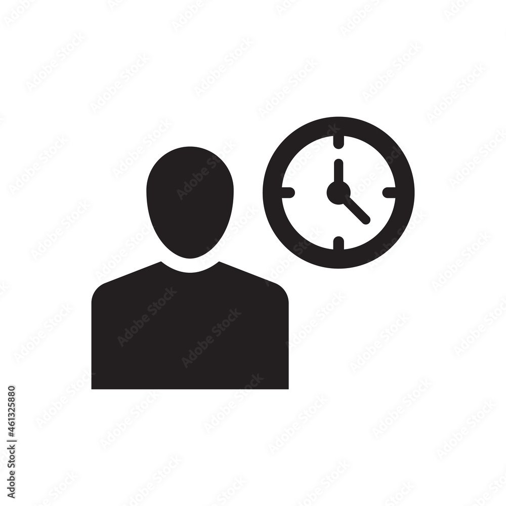 work time icon - work timetable icon work time icon - work timetable icon