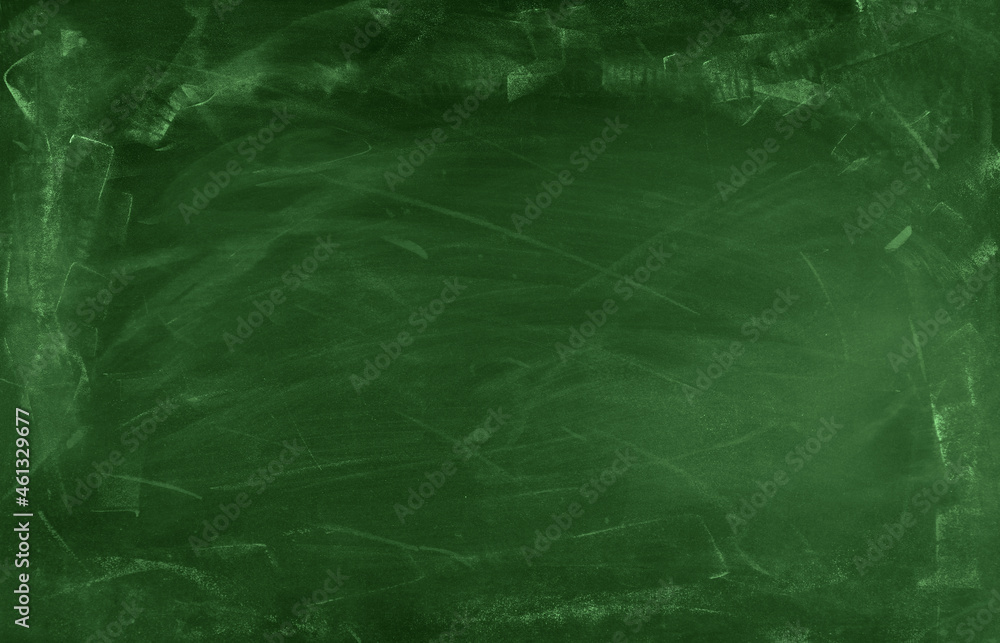 Obraz premium Green blackboard or chalkboard