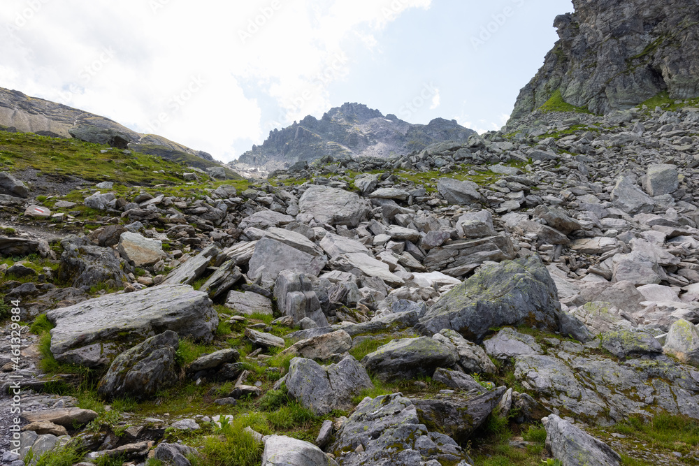 Amazing hiking day in one of the most beautiful area in Switzerland called Pizol in the canton of Saint Gallen. What a wonderful landscape in Switzerland at a sunny day. Amazing hiking day in one of the most beautiful area in Switzerland called Pizol in the canton of Saint Gallen. What a wonderful landscape in Switzerland at a sunny day.