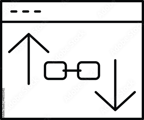 Hyperlink Vector icon that can easily modify or edit


