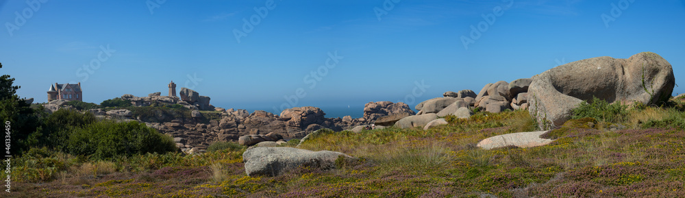 the coast of pink granite on ploumanac'h