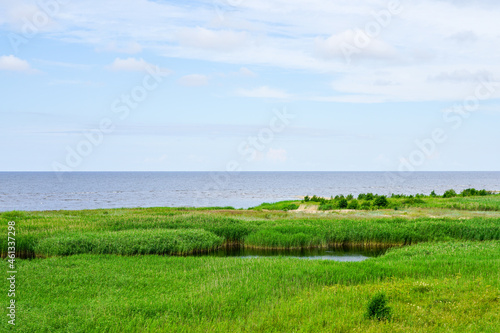 nature reserve Randu Meadows, located on the eastern shore of the Gulf of Riga in the Baltic Sea