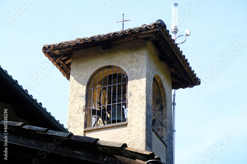 L'oratorio di San Rocco nei boschi di Porza, Canton Ticino, Svizzera.