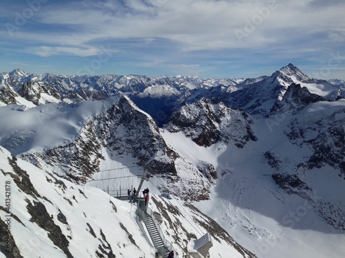 Schneebedeckte Berge, Schweiz