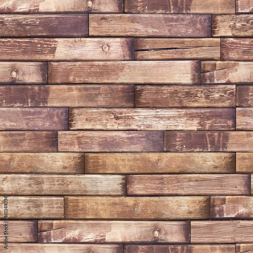 Reclaimed Wood Wall Paneling texture. Old wood plank texture background. Seamless texture. Perfect tiled on all sides.