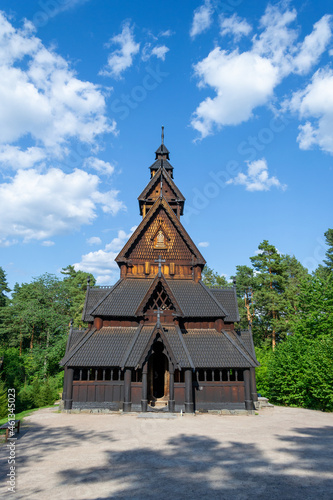 Norwegian Stave Church, Bygdøy, Oslo. At Norsk Folkemuseum © TomRoarMadland