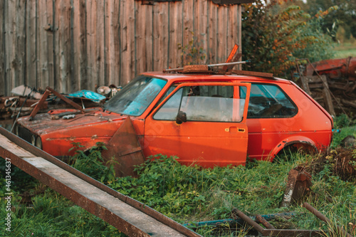 old rusty car