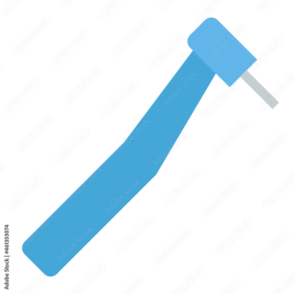 Tooth Drill flat icon Tooth Drill flat icon
