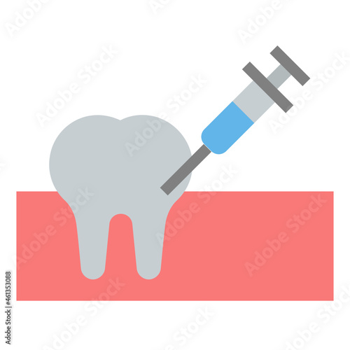 anesthesia flat icon