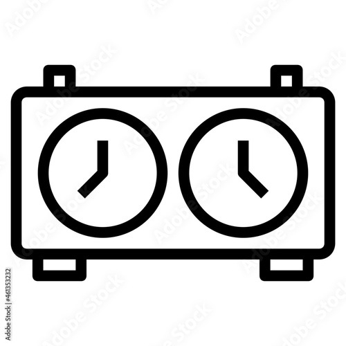 Stopwatch line icon