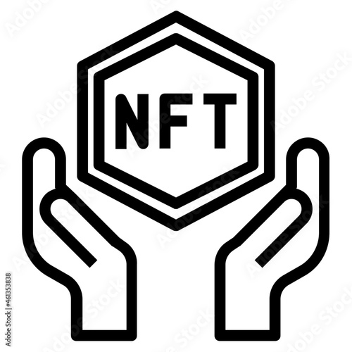nft line icon