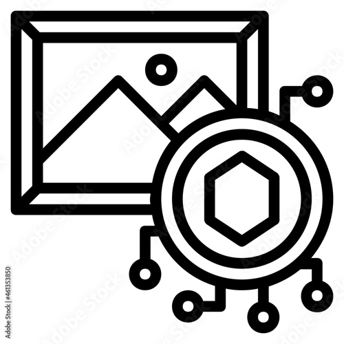 picture line icon