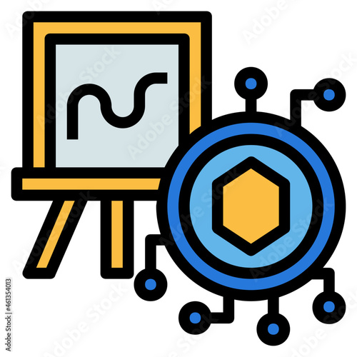 art Color line icon