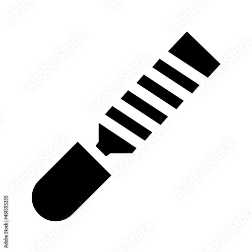 chisel glyph icon