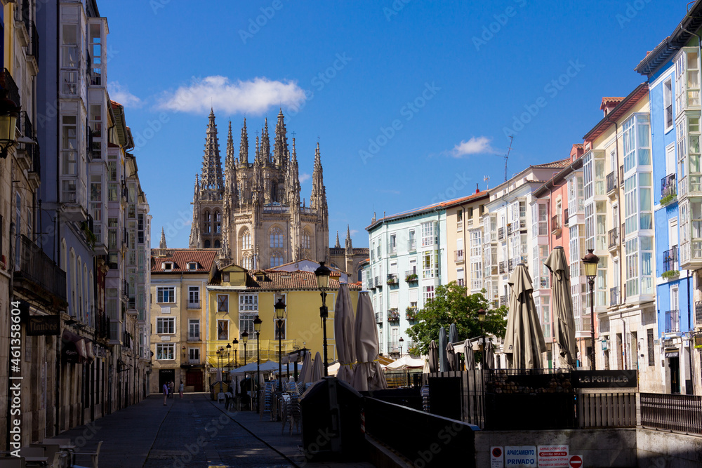 Gothic Cathedral of the city of Burgos, Spain