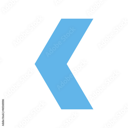 left arrow flat icon