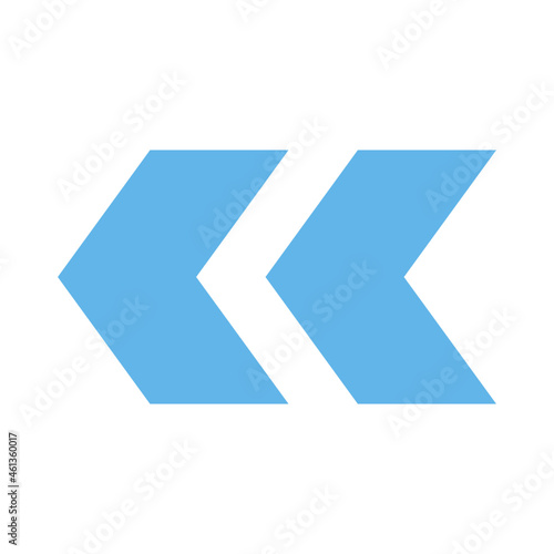 left arrow flat icon