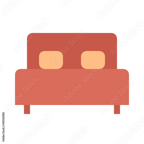 bed flat icon