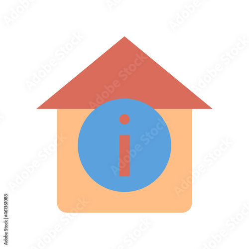 home info flat icon
