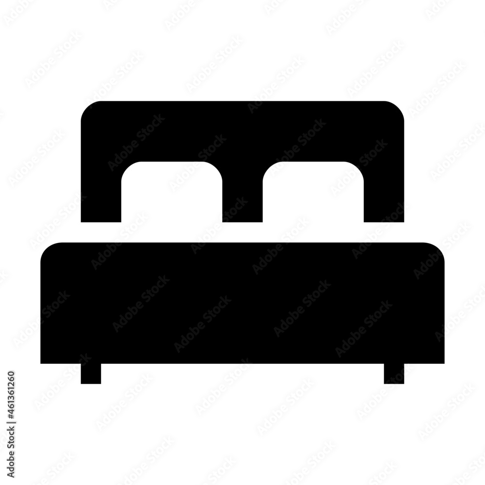bed glyph icon bed glyph icon
