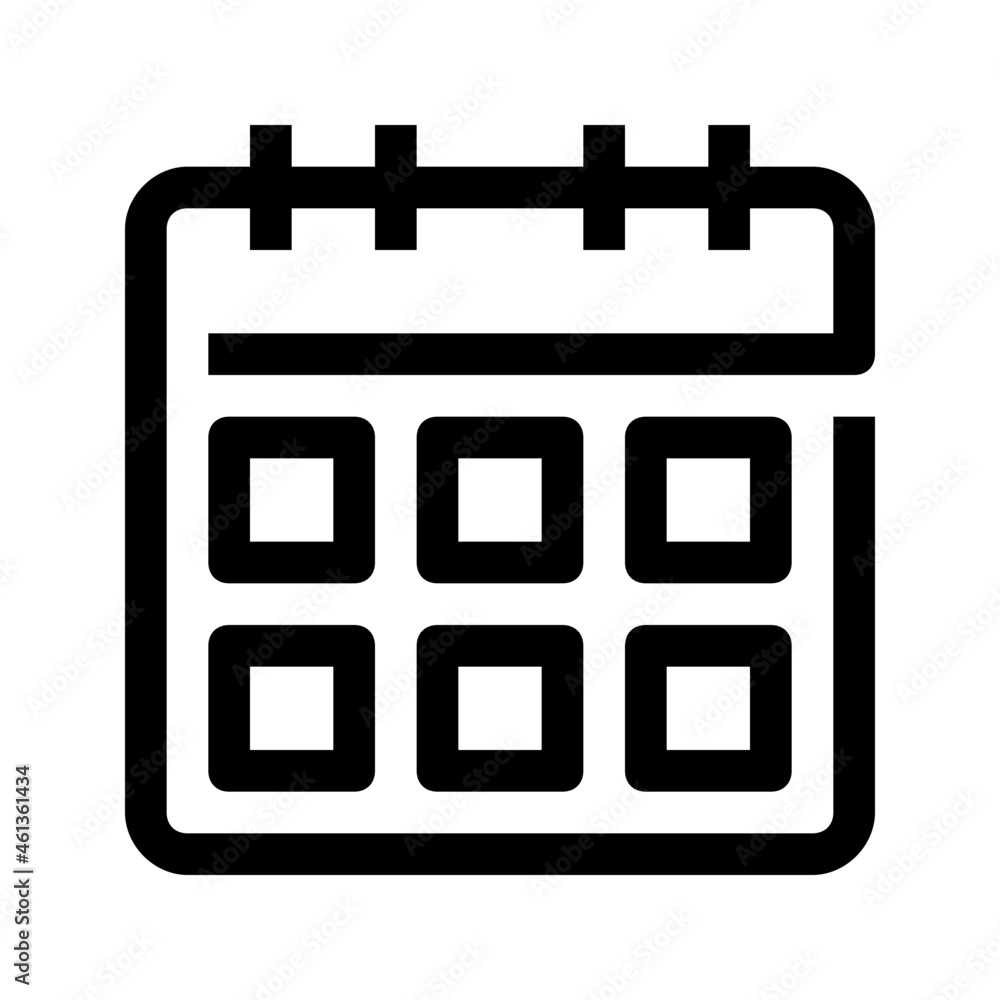 calendar line icon calendar line icon