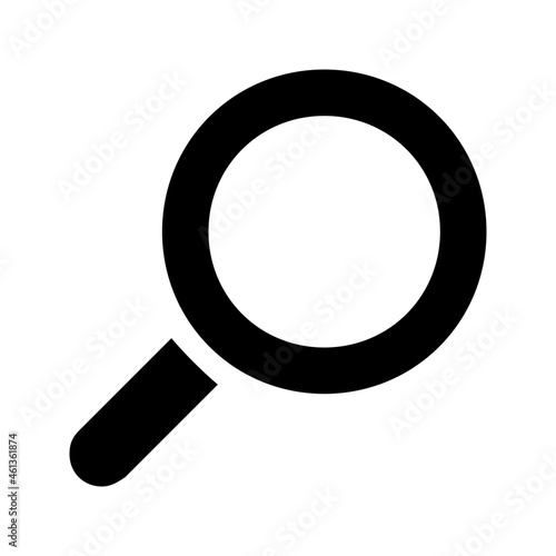 magnifying glass glyph icon