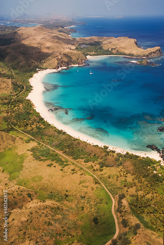 Aerial of Yasawa Islands - Fiji photo